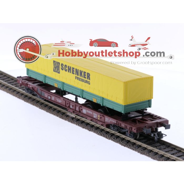 Schaal H0 Roco 46356 diepladerwagen Sdkms 