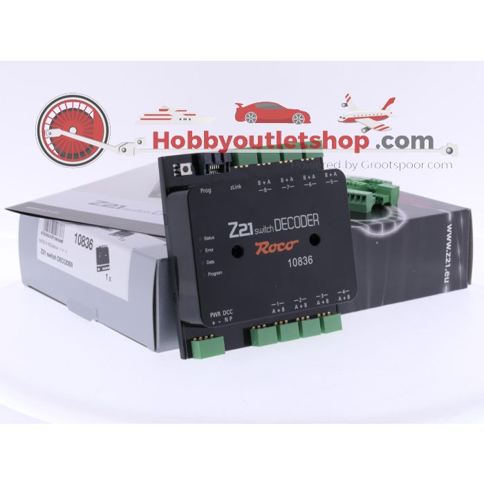 Schaal H0/N Roco/Fleischmann 10836 Z21 switch DECODER #6873