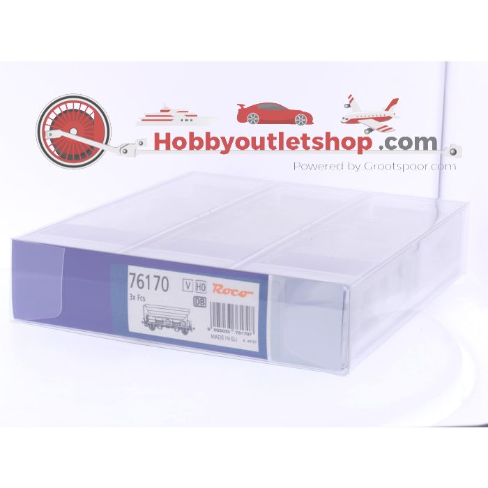 Schaal H0 Roco 76170 3-delige set zelflossers type Fcs van de DB #6876