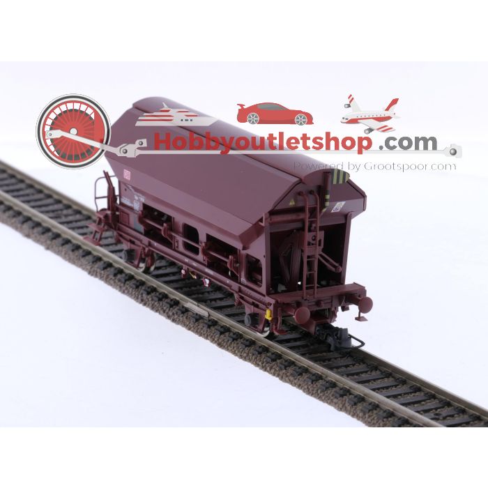 Schaal H0 Roco 67575 3-delige set zwenkbare dakwagen type Tdgs van de DB #6877