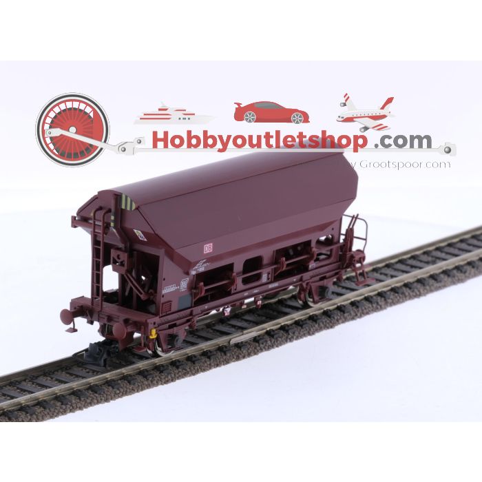 Schaal H0 Roco 67575 3-delige set zwenkbare dakwagen type Tdgs van de DB #6877