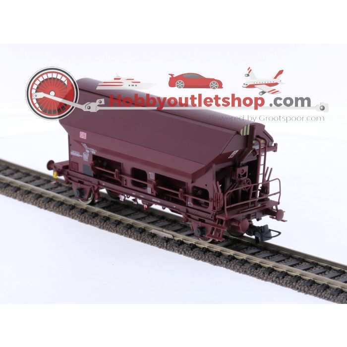Schaal H0 Roco 67575 3-delige set zwenkbare dakwagen type Tdgs van de DB #6877