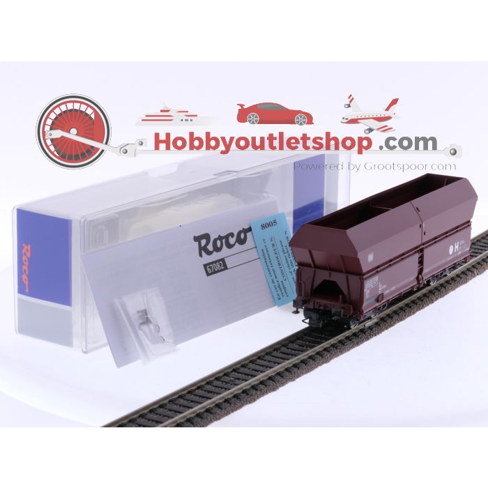 Schaal H0 Roco 67082 3-delige set zelflossende onderlossers type Fals van de DB #6878