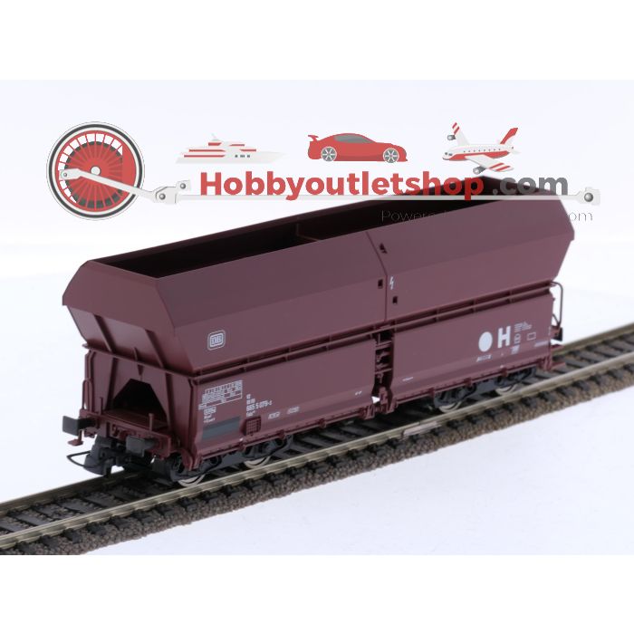 Schaal H0 Roco 67082 3-delige set zelflossende onderlossers type Fals van de DB #6878
