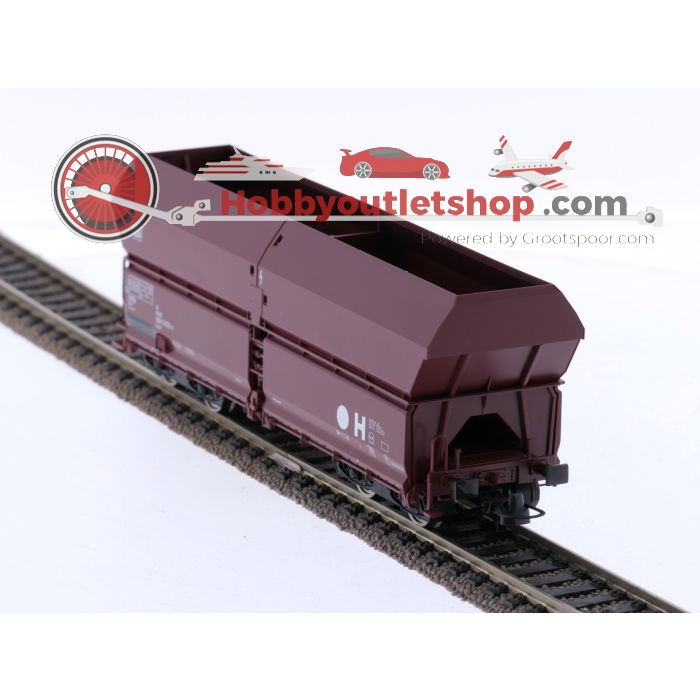 Schaal H0 Roco 67082 3-delige set zelflossende onderlossers type Fals van de DB #6878