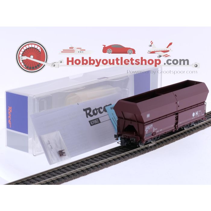 Schaal H0 Roco 67082 3-delige set zelflossende onderlossers type Fals van de DB #6878