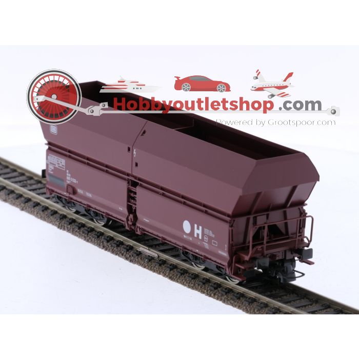 Schaal H0 Roco 67082 3-delige set zelflossende onderlossers type Fals van de DB #6878