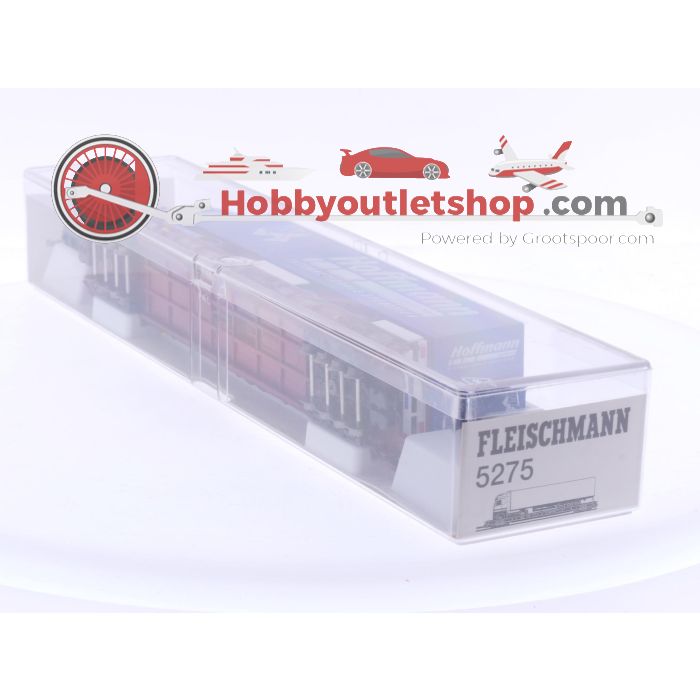 Schaal H0 Fleischmann 5275 RoLa met Mercedes-Benz Actros Hoffmann vrachtwagen van de DB #6885 - sku: 20250313043008 - Gebraucht - Wie Neu - Bild 4