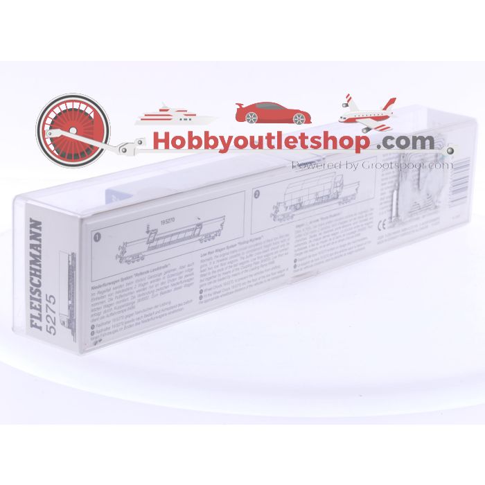 Schaal H0 Fleischmann 5275 RoLa met Mercedes-Benz Actros Hoffmann vrachtwagen van de DB #6885 - sku: 20250313043008 - Gebraucht - Wie Neu - Bild 5