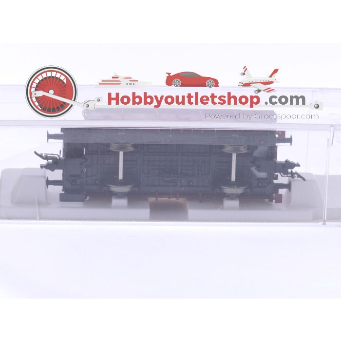 Schaal H0 Fleischmann 82 5910 K set van 2 goederen wagen klapdekselwagen type K 15 en plattewagen type X 05 van de DB #6900