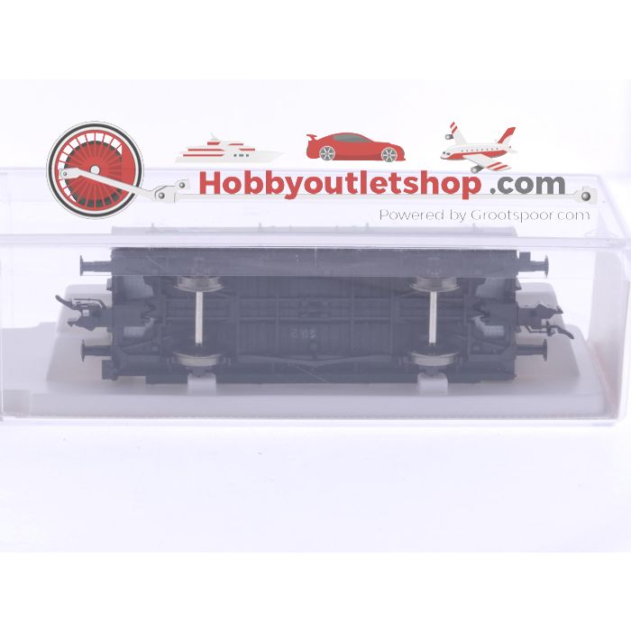 Schaal H0 Fleischmann 82 5910 K set van 2 goederen wagen klapdekselwagen type K 15 en plattewagen type X 05 van de DB #6900