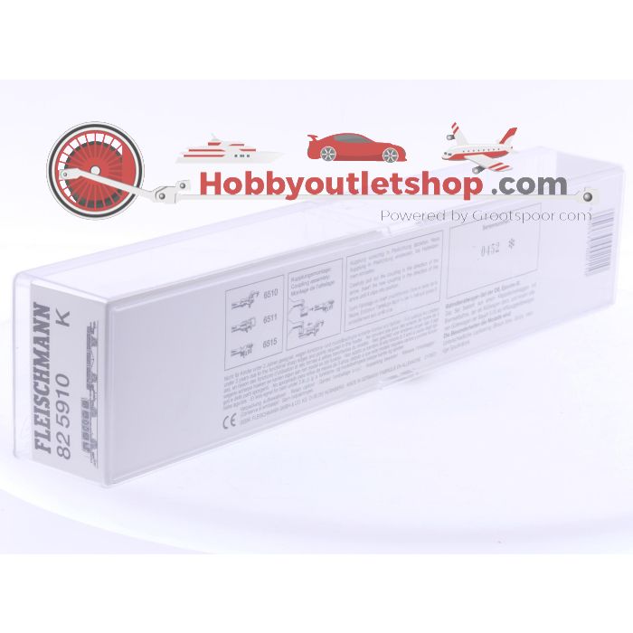 Schaal H0 Fleischmann 82 5910 K set van 2 goederen wagen klapdekselwagen type K 15 en plattewagen type X 05 van de DB #6900