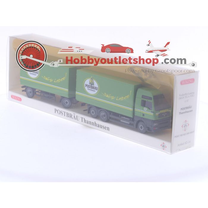 Schaal 1:87 Wiking 82-14, 571 07 44 en 528 02 43 set van 3 vrachtwagens #6903