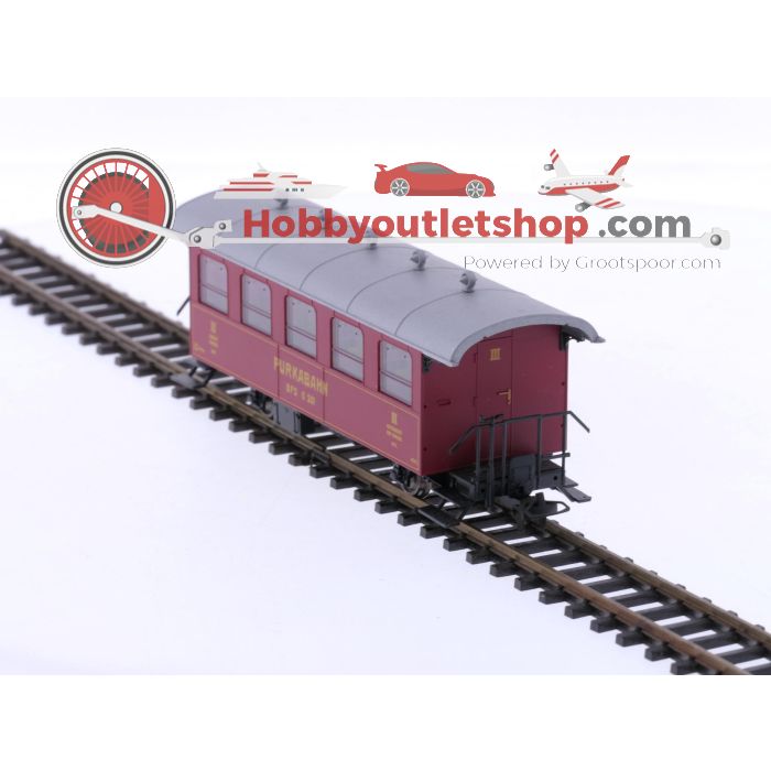 Schaal H0m BEMO 3239 201 personenrijtuig 3e kl. BFD C 201 tweeasser van de DFB #P271