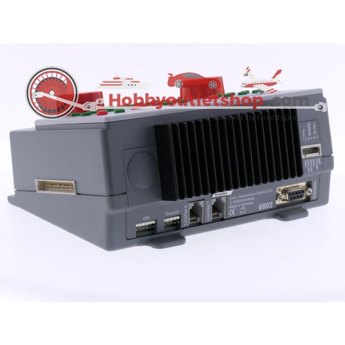 Schaal H0 Fleischmann 6802 en 6811 twin-center en transformator #6908