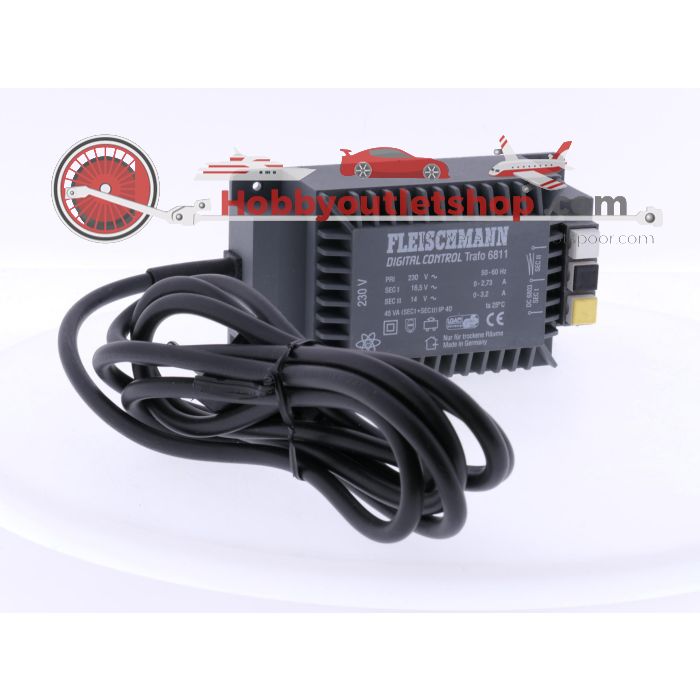 Schaal H0 Fleischmann 6802 en 6811 twin-center en transformator #6908