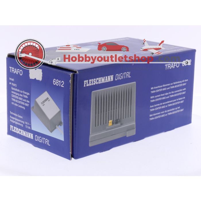 Schaal H0 Fleischmann 6812 transformator 18 V 72 VA #6910