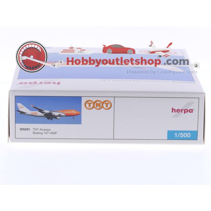 Schaal 1:500 Herpa 505291 TNT Airways Boeing 747-400F Reg. OO-THA #7316 - sku: 20250325035038 - Gebraucht - Wie Neu - Bild 3