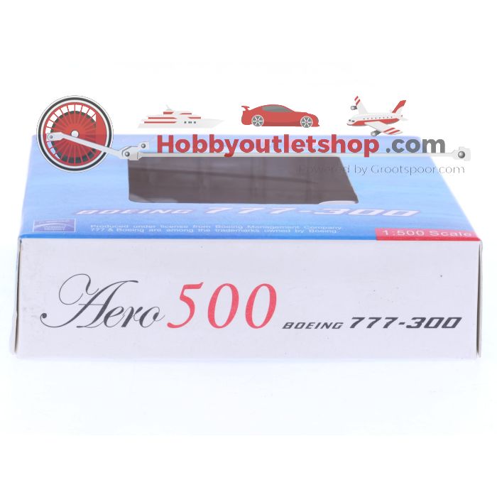 Schaal 1:500 AeroClassics AC5017 Gulf Air Boeing 777-300ER Reg. VT-JEG #7332