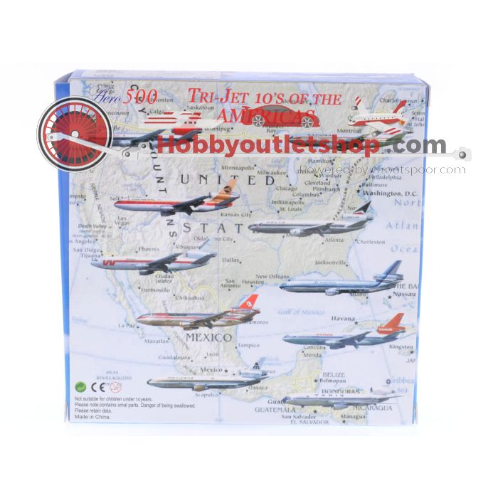 Schaal 1:500 Aero Classics 500 AC5026A Varig Cargo DC-10-30F Reg. PP-VMU #7334