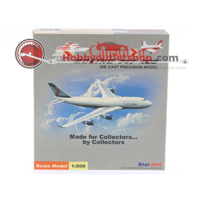 Schaal 1:500 StarJets SJCDN003 Canadian Airlines Boeing 747-400 Reg. C-FCRA #7338