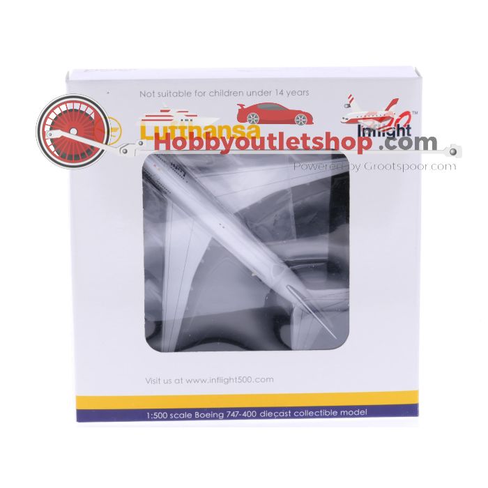 Schaal 1:500 Inflight 500 IF5744002 Lufthansa Boeing 747-400 