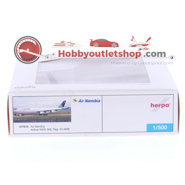 Schaal 1:500 Herpa 517515 Air Namibia Airbus A340-300 Reg. V5-NME #7383 - sku: 20250402022608 - Gebruikt - Zo goed als nieuw - Afbeelding 3