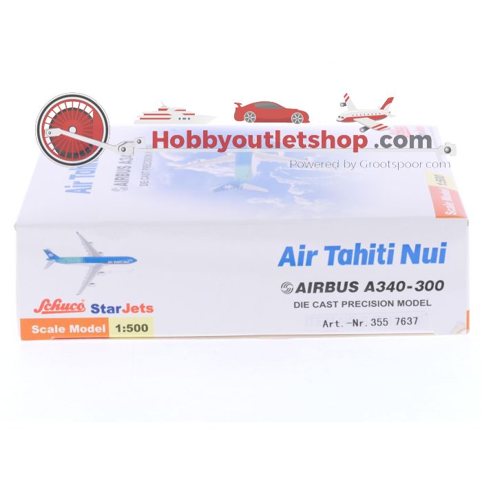  Schaal 1:500 Star Jets 355 7637 Air Tahiti Nui Airbus A340-300 Reg. F-OJTN #7396