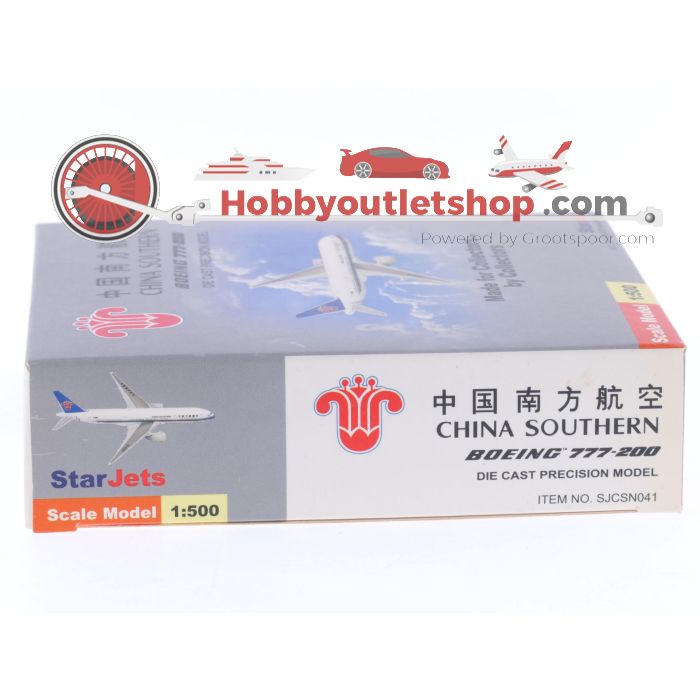 Schaal 1:500 Star Jets SJCSN041 China Southern Boeing 777-200 Reg. B-2057 #7397