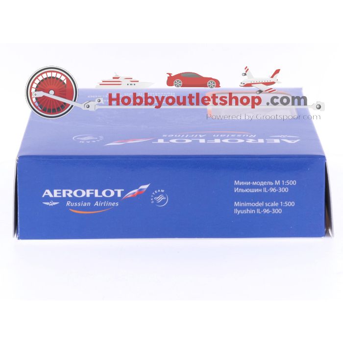 Schaal 1:500 Herpa 509886 Aeroflot Ilyushin IL-96-300 Reg. RA-96015 #7401 - sku: 20250403120831 - Gebruikt - Zo goed als nieuw - Afbeelding 3
