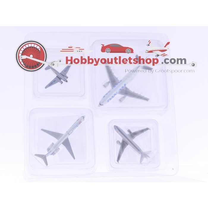 Schaal 1:500 Herpa 512800 Christmas 2001 - Edition 1 A300+MD-82+A319+DC-3 Pan Am+Finnair+Trans Canadian Airl. +Delta #7411 - sku: 20250408093356 - Gebruikt - Zo goed als nieuw - Afbeelding 4