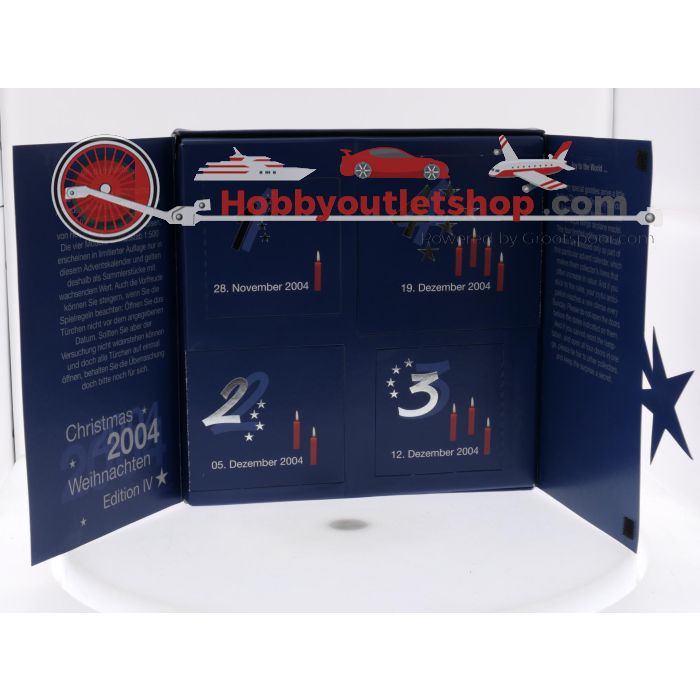 Schaal 1:500 Herpa 514071 Christmas 2004 - Edition 4 B377+Il-76TD+Ju-52/3m+V784 Pan Am+Atlant-Soyuz Airlines+Philippines Airlines #7414 - sku: 20250408101304 - Gebruikt - Zo goed als nieuw - Afbeelding 3