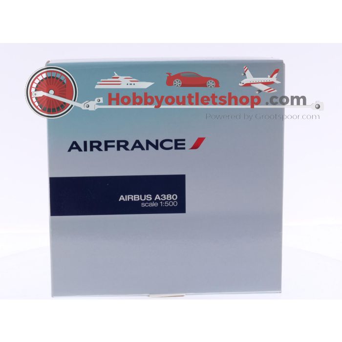 Schaal 1:500 Herpa/ Hogan 9284 Air France Airbus A380 Reg. F-HPJA #7422
