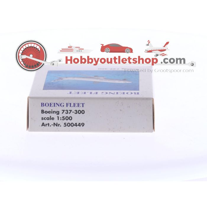 Schaal 1:500 Herpa 500449 Boeing Company Boeing 737-300 Reg. NA #7474