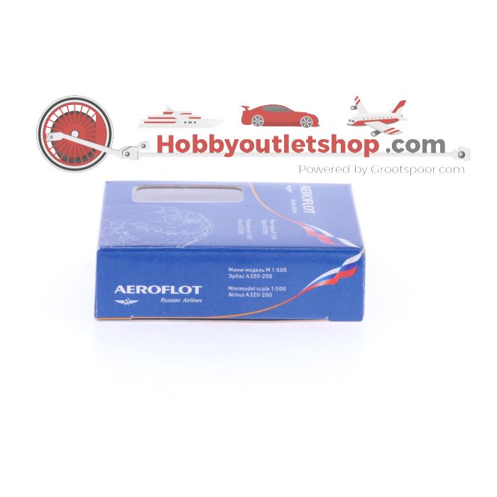 Schaal 1:500 Herpa 502191 Aeroflot Airbus A320-200 Reg. VP-BDK #7551 - sku: 20250422025828 - Gebruikt - Zo goed als nieuw - Afbeelding 3