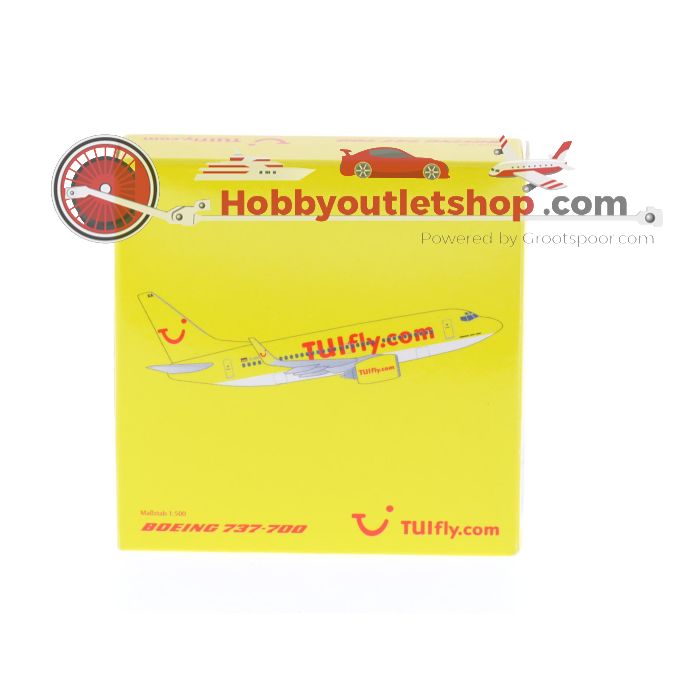 Schaal 1:500 Herpa 505888 TUIfly.com Boeing 737-700 Reg. D-AHXA #7556