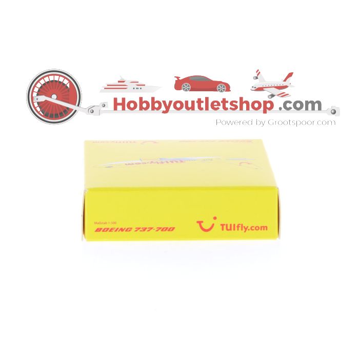 Schaal 1:500 Herpa 505888 TUIfly.com Boeing 737-700 Reg. D-AHXA #7556