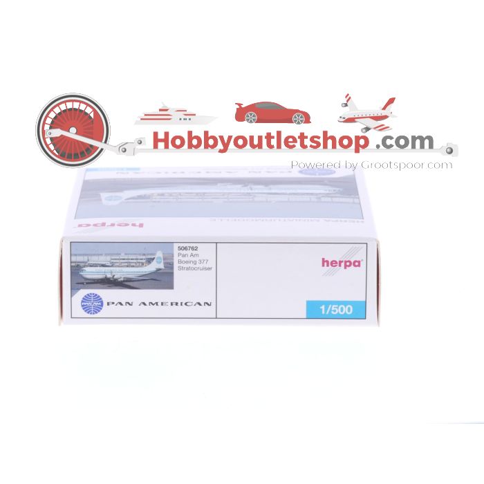 Schaal 1:500 Herpa 506762 Pan American Boeing 377 Stratocruiser Reg. N1024V #7572