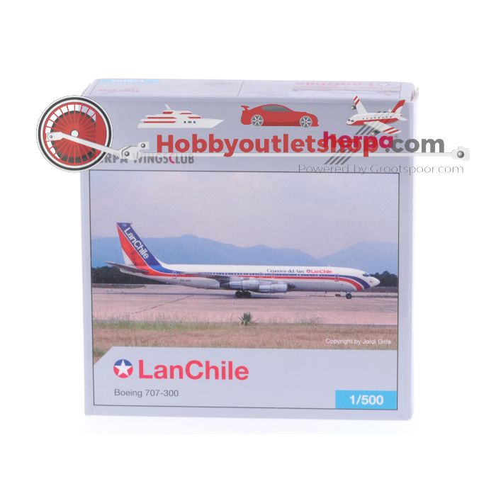 Schaal 1:500 Herpa 503167 LanChile Boeing 707-300 