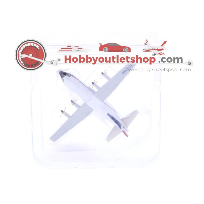 Schaal 1:500 Herpa 510882 HeavyLift Lockheed L-100-30 Reg. PK-PLR #7578