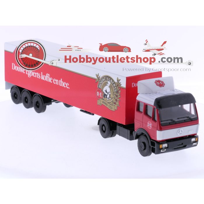 Schaal 1:50 Lion-toys No. 36 Mercedes EPS trekker met trailer 
