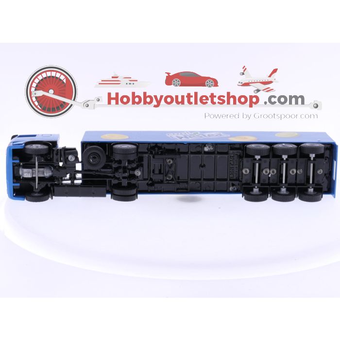 Schaal 1:50 Lion-toys No 36 DAF 95XF trekker met gesloten oplegger 