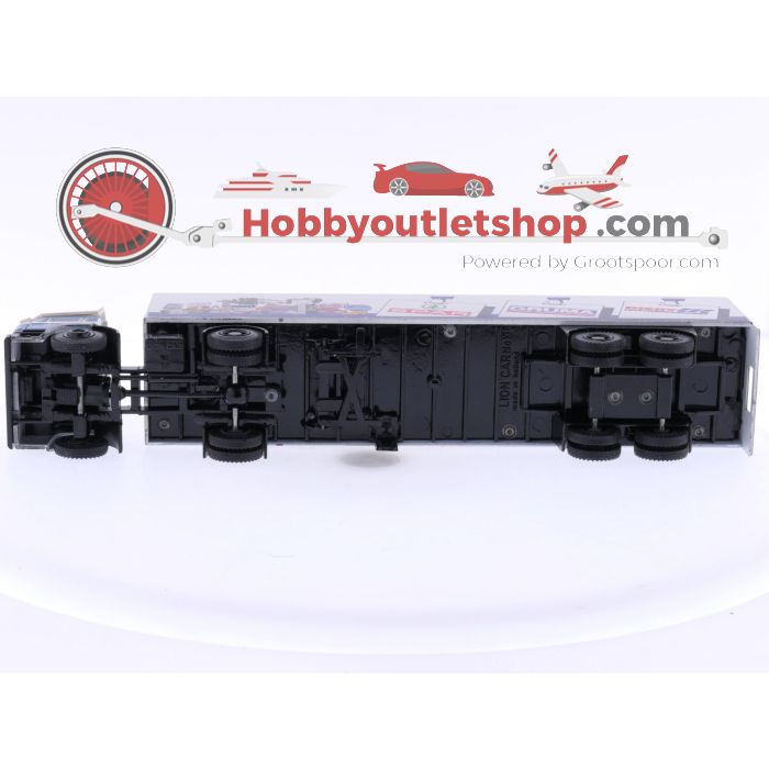 Schaal 1:50 Lion-toys No. 36 DAF 2100 trekker met gesloten oplegger "Spar, Gruma en Disky" #6945 - sku: 20250429111836 - Gebruikt - Zeer goede staat - Afbeelding 8