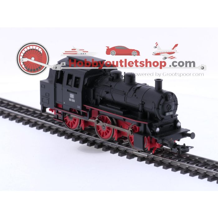 Schaal H0 Märklin stoomlocomotief BR 89 uit startset 29190 van de DB. Digitaal #6991