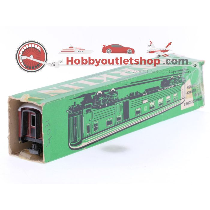 Schaal H0 Märklin 4031 bagagerijtuig BF 04-L van de SJ #7607