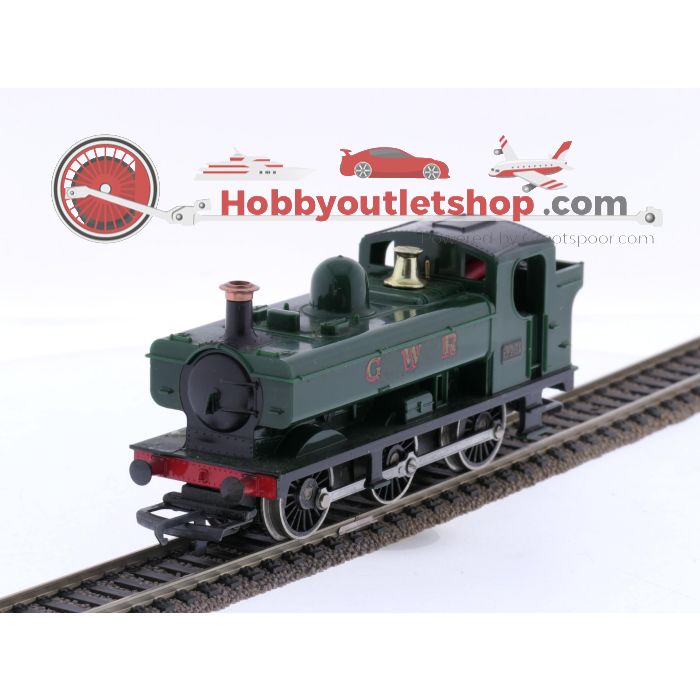 Schaal 00 Tri-ang R.51s, R.10, R11, R11, R.14, R113 en R243 stoomlocomotief 0-6-0 GWR Pannier tank met 6 wagens van de BR #7620 - sku: 20250515112204 - Used - Good condition - Photo 3