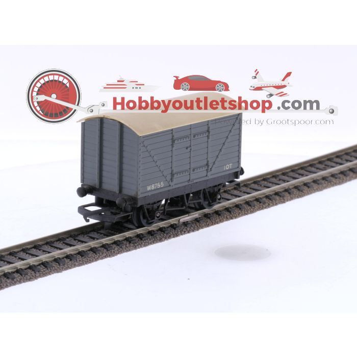 Schaal 00 Tri-ang R.51s, R.10, R11, R11, R.14, R113 en R243 stoomlocomotief 0-6-0 GWR Pannier tank met 6 wagens van de BR #7620 - sku: 20250515112204 - Used - Good condition - Photo 8