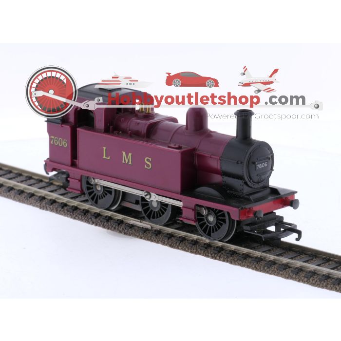 Schaal 00 Tri-ang R52 RS en R.871 set van 2 stoomlocomotieven 0-6-0 en 4-6-2 L.M.S van de BR #7622
