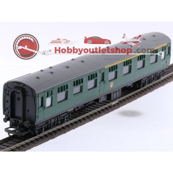 Schaal 00 Tri-ang R.759, R.622 en R.623 stoomlocomotief 4-6-0 Albert Hall met 2 personenrijtuigen van de BR #7633 - sku: 20250520015510 - Gebraucht - Guter Zustand - Bild 9