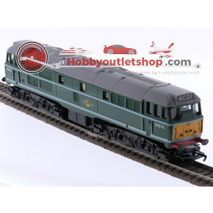 Schaal 00 Hornby R.328 en R.357 set van 2 diesellocomotieven van de BR #7639